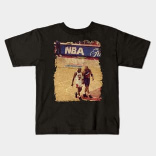 Charles Barkley and Michael Jordan, 1993 NBA Finals Kids T-Shirt